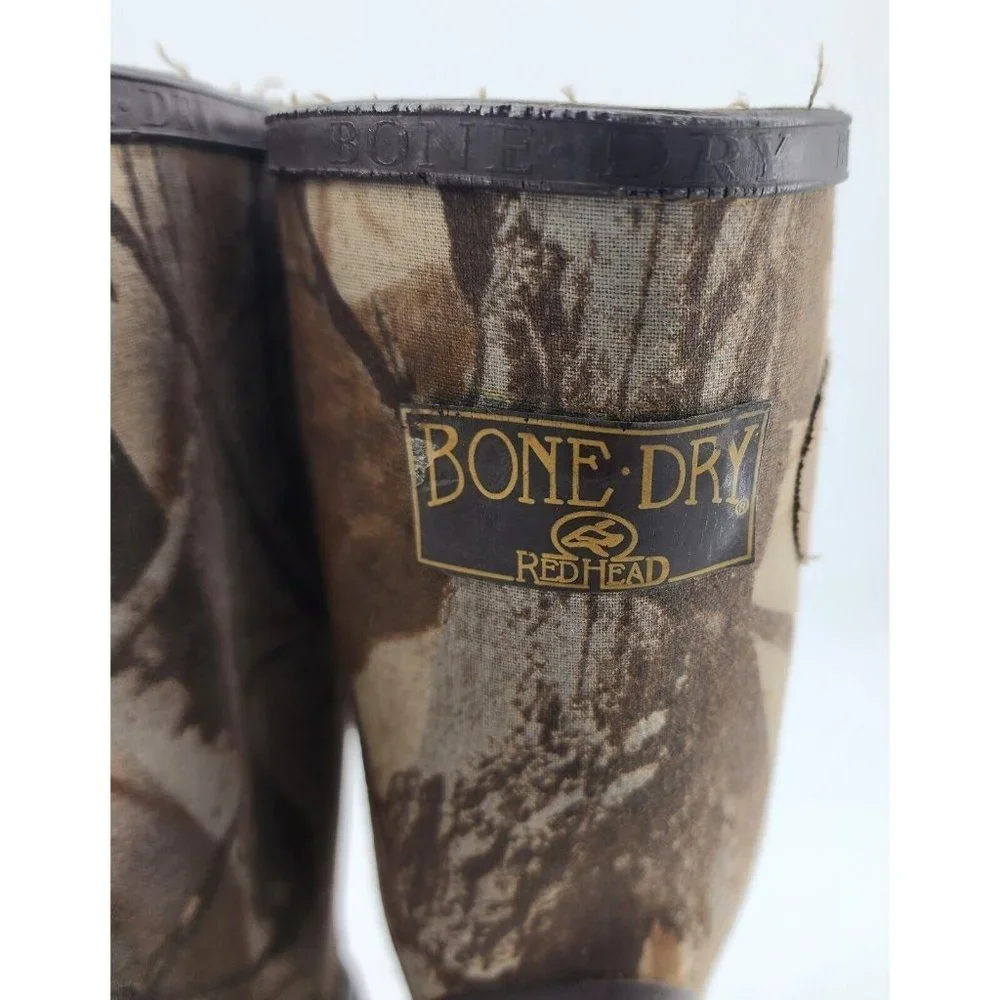 Red Head Bone Dry Boots Thinsulate 400 Gram‎ Steel Shank Realtree Hardwoods 13 Y